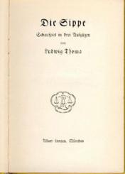 Die Sippe. Schauspiel. 