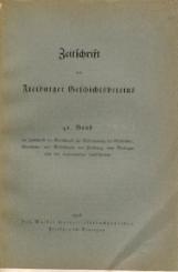 Zeitschrift der Gesellschaft für Beförderung der Geschichts-, Alterthums- und Volkskunde von Freiburg und den angrenzenden Landschaften. Band 41. 