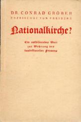 Nationalkirche? Ein aufklärendes Wort zur Wahrung des konfessionellen Friedens. 