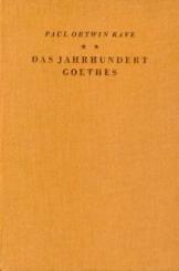 Das geistige Deutschland im Bildnis. Das Jahrhundert Goethes. 