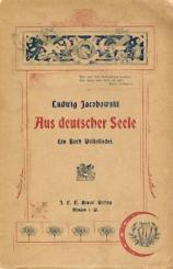 Aus deutscher Seele. Ein Buch Volkslieder. 1. - 5. Tsd. 