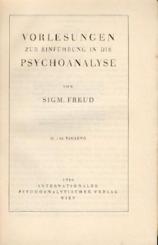 Vorlesungen zur Einführung in die Psychoanalyse. 31.-45. Tsd. 