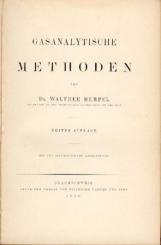 Gasanalytische Methoden. 3. Aufl. 