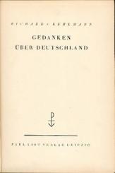 Gedanken über Deutschland. 