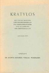Kratylos. Kritisches Berichts- und Rezensionsorgan für Indogermanische und Allgemeine Sprachwissenschaft. Jg. 24. 