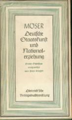 Deutsche Staatskunst und Nationalerziehung. Seine Schriften ausgew. v. Peter Klassen. 