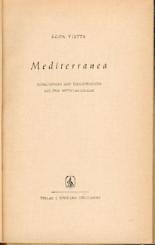 Mediterranea. Anmutungen und Schilderungen aus dem Mittelmeerraum. 
