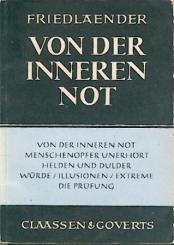 Von der inneren Not. 