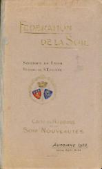 Carte de Nuances de la Soie - Nouveautés. Soieries de Lyon, Rubans de St. Étienne. Automne 1922. Série 4001-4144. 
