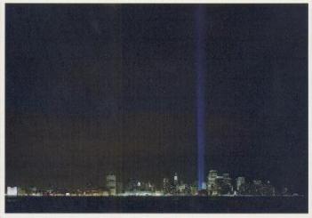 Tribute in Light II, New York 2002 