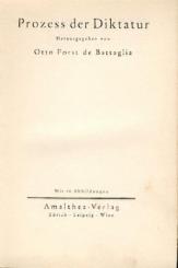 Prozess der Diktatur. 