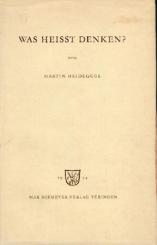 Was heißt Denken? 