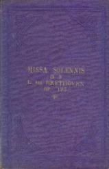 Missa composita Serenissimo ac Eminentissimo Domino Domino Rudolpho Joanni ... Opus 123 - Messe solennelle (PN 2582). 