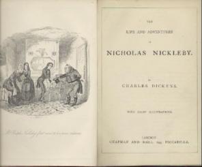 The Life and Adventures of Nicholas Nickleby. 