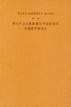 Das geistige Deutschland im Bildnis. Das Jahrhundert Goethes. 