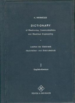 Lexikon der Elektronik, Nachrichten- und Elektrotechnik. Englisch - Deutsch. Deutsch - Englisch. 2 Bände. 