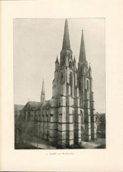 Die Elisabethkirche in Marburg. 