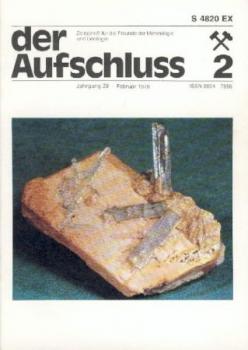 Der Aufschluss. Zeitschrift für die Freunde der Mineralogie und Geologie. Jg. 29 in 11 Heften. 