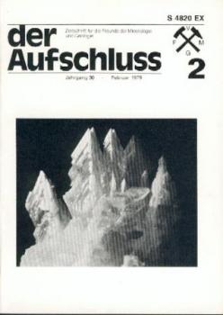 Der Aufschluss. Zeitschrift für die Freunde der Mineralogie und Geologie. Jg. 30 in 11 Heften. 