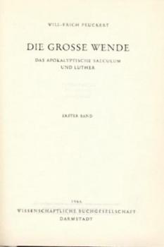 Die grosse Wende. 2 Bände. Nachdruck der Ausgabe Hamburg 1948. 