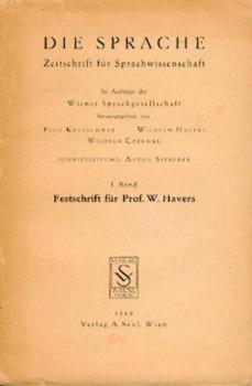 Festschrift für Prof. W. Havers. 