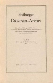 Freiburger Diözesan-Archiv. Bd. 93. 