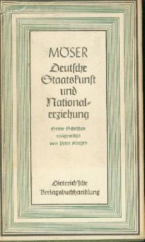 Deutsche Staatskunst und Nationalerziehung. Seine Schriften ausgew. v. Peter Klassen. 