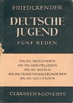 Deutsche Jugend. Fünf Reden. 