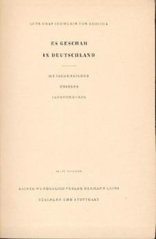 Es geschah in Deutschland. Menschenbilder unseres Jahrhunderts. 10. - 15. Tsd. 