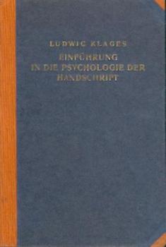 Einführung in die Psychologie der Handschrift. 