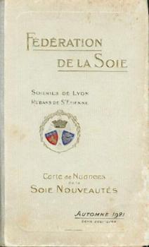 Carte de Nuances de la Soie - Nouveautés. Soieries de Lyon, Rubans de St. Étienne. Automne 1921. Série 3601-3744. 