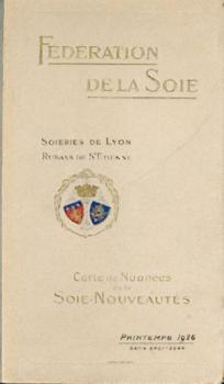Carte de Nuances de la Soie - Nouveautés. Soieries de Lyon, Rubans de St. Étienne. Printemps 1926. Série 5401-5544. 