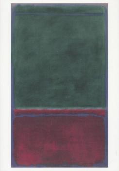 Grün und Kastanienbraun. Green and Maroon. Vert et marron, 1953. 