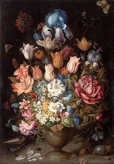 Blumenstilleben. Still-life with Flowers. Nature morte aux fleurs, ca. 1600. 