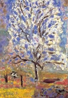 Der blühende Mandelbaum. L'amandier en fleurs. The blooming almond tree, 1946. 