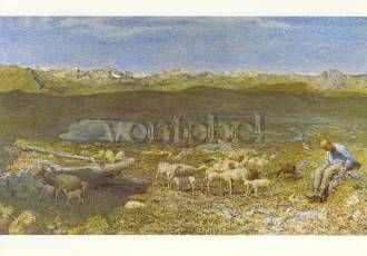 Alpweiden. The Pasturage. Les paturages, 1895 