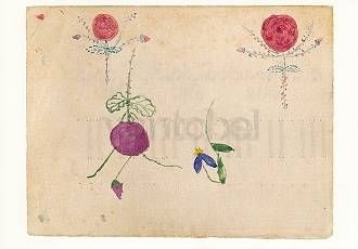 Ohne Titel (Vier Blumen). Untitled (Four Flowers). Sans titre (quatre fleurs), ca. 1889 