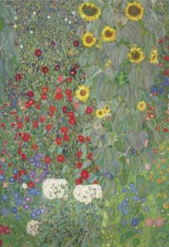 Bauerngarten mit Sonnenblumen (Ausschnitt), 1905/1906 