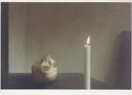Schädel mit Kerze, 1983 