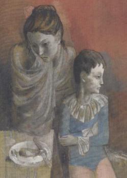 Mutter und Kind (Gaukler). Mere et enfant (baladins). Mother and Child (Acrobats), 1905 