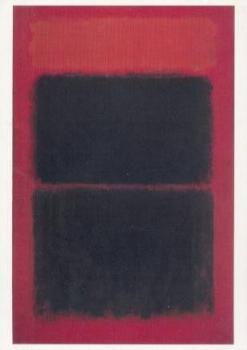 Helles Rot auf Schwarz. Red on Black. Rouge sur Noir, 1957 CR 601 