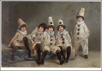 Kinderkarneval. Children's Carnival. Carnaval des enfants, 1888 