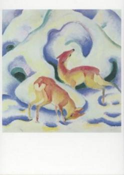 Rehe im Schnee, 1911 