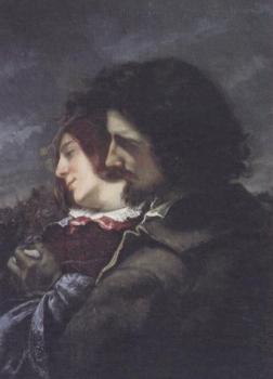 Die Liebenden auf dem Lande. Les Amants dans la Campagne, sentiment du jeune age, 1844 