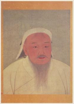 Porträt des Kaisers Taizu (Dschingis Khan) 