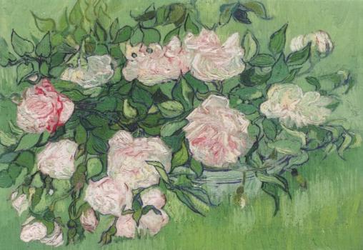 Rosen. Pink Roses. Roses, 1890 