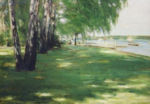 Der Garten des Künstlers in Wannsee, 1918 