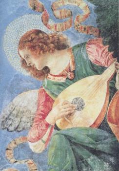 Laute spielender Engel, ca. 1480 