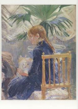 Mädchen mit Hund (zweites Fragment), 1886 