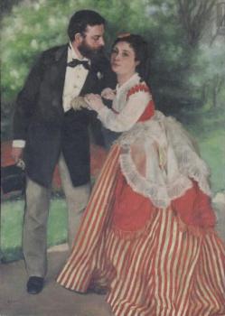 Das Paar. The Couple. Le Couple, um 1868 